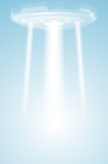 Wall Mural - abstract glass light with rays and place for your object or text