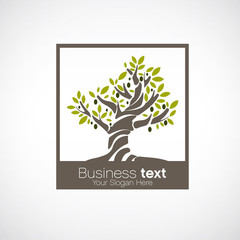 Canvas Print - logo arbre