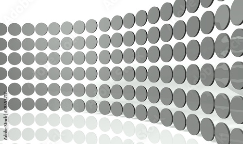 Obraz na płótnie canvas 3d abstrakcyjne koła