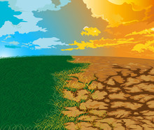 Aridity Changes In The Environment. To Drought