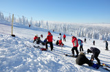 Fototapeta Na sufit - Zimowy krajobraz - wyciąg  Lolobrigida, Szklarska Poręba