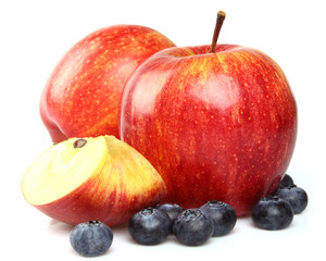 Poster - Apples with blueberry