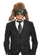 © krasyuk - Man in ski goggles and black suit