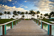 Tropical Ocean Beach Summer Vacation Palm Trees Paradise Resort