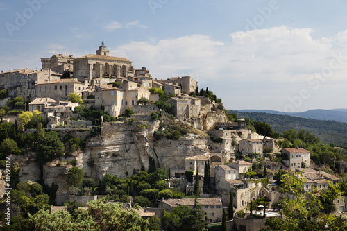 Fotoboard na płycie Gordes (vaucluse, france)
