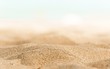 Leinwanddruck Bild - Closeup of some sand on the shore