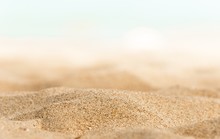 Closeup Of Some Sand On The Shore