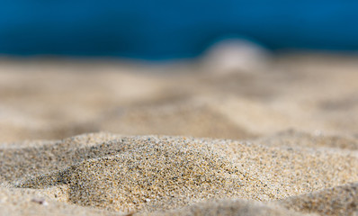 Wall Mural - Closeup of some sand on the shore