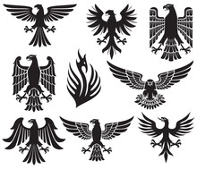 Heraldic Eagle Set