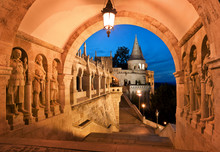 The South Gate Of The Fisherman's Bastion In Budapest