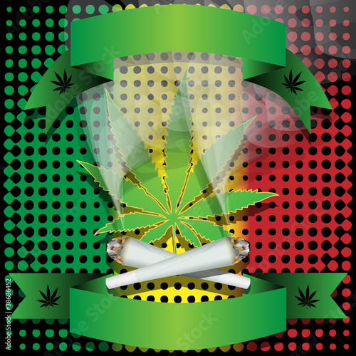 Obraz na płótnie canvas Marihuana - konopie indyjskie