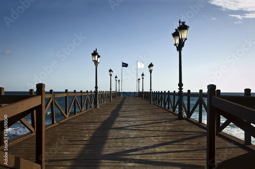 Tapeta ścienna Molo w Marbella