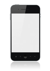 Aufkleber - Smart Phone With Blank Screen Isolated