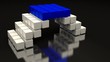 © gregl87 - 3d cube bridge concepblue t