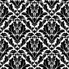 Canvas Print - Retro flourish seamless pattern