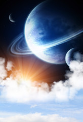 Wall Mural - space flare