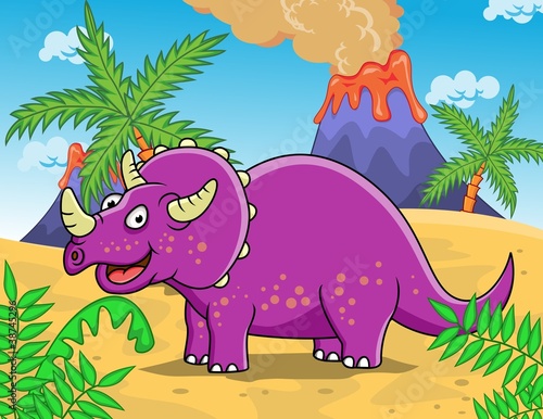 Tapeta ścienna Triceratops