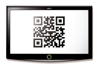 lcd tv qr code scan