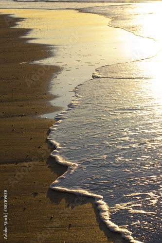 Obraz w ramie Beach at sunset