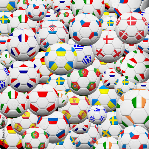 pilki-noznej-pilka-final-druzyna-w-euro-2012-tle
