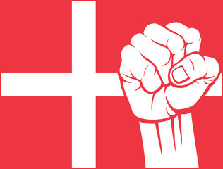 Canvas Print - denmark fist