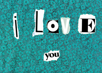 Poster - I love you