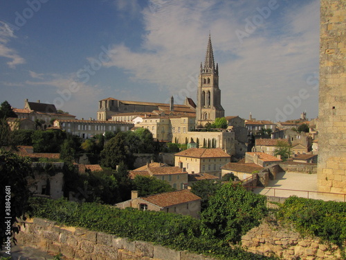 Fotomural Village de Saint-Emilion ; Gironde ; Aquitaine