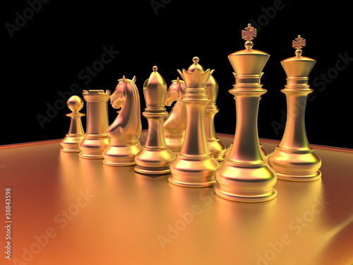 Board z aluminiowym obramowaniem Bitwa szachowa