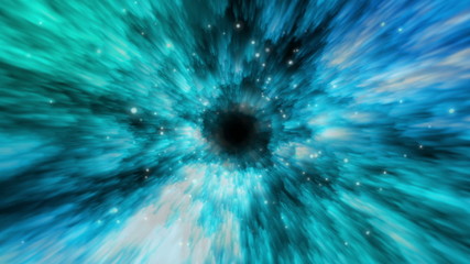Wall Mural - Space Tunnel (Wormhole Time Travel)