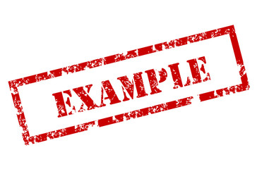 grunge example stamp