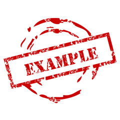 example grunge stamp