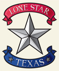 Wall Mural - Star - Symbol of the State of Texas (Texas Lone Star)