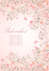 Poster - Beautiful greeting background