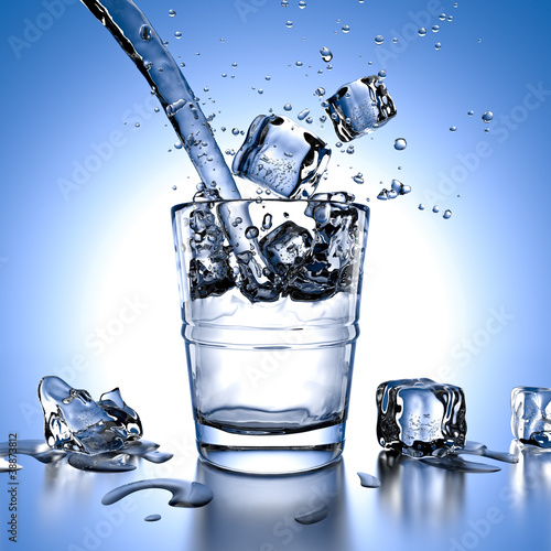 Verre D Eau Avec Glacons Stock Illustration Adobe Stock Verre D Eau Avec Glacons Stock Illustration Adobe Stock