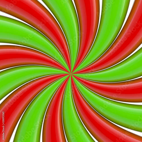 Abstract background made of glossy twirls