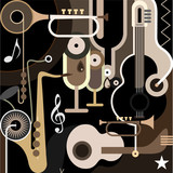 Music Background - abstract vector illustration