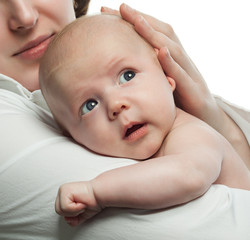 Wall Mural - mother and baby