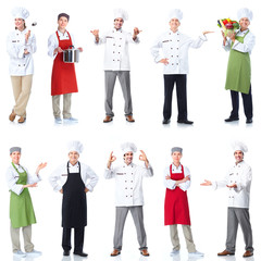 Sticker - Chef baker set.