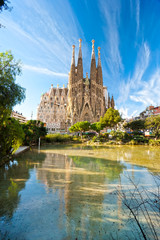 Wall Mural - la sagrada familia, barcelona, spain.