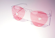 Broken Pink Glasses