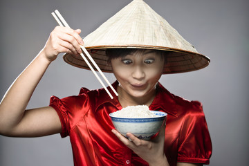 Dinner time - focus on the bowl