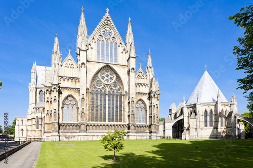 Fotografia cathedral of Lincoln, East Midlands, England