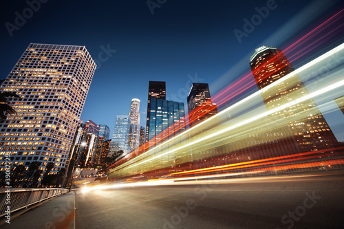 Naklejka samoprzylepna Los angeles noc