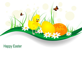 Sticker - Easter background