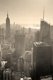 Fototapeta  - New York City skyline black and white