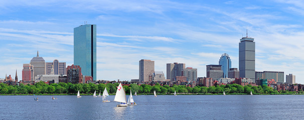 Canvas Print - Urban City skyline panorama