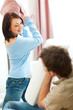 © Alliance - Young couple having pillow fight