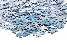Elements Of Blue Jigsaw Puzzle