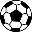 Fußball Piktogramm Grafik