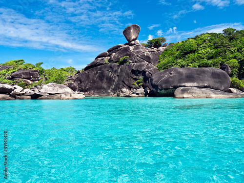 Naklejka - mata magnetyczna na lodówkę Similan Islands in the Andaman Sea. Thailand.